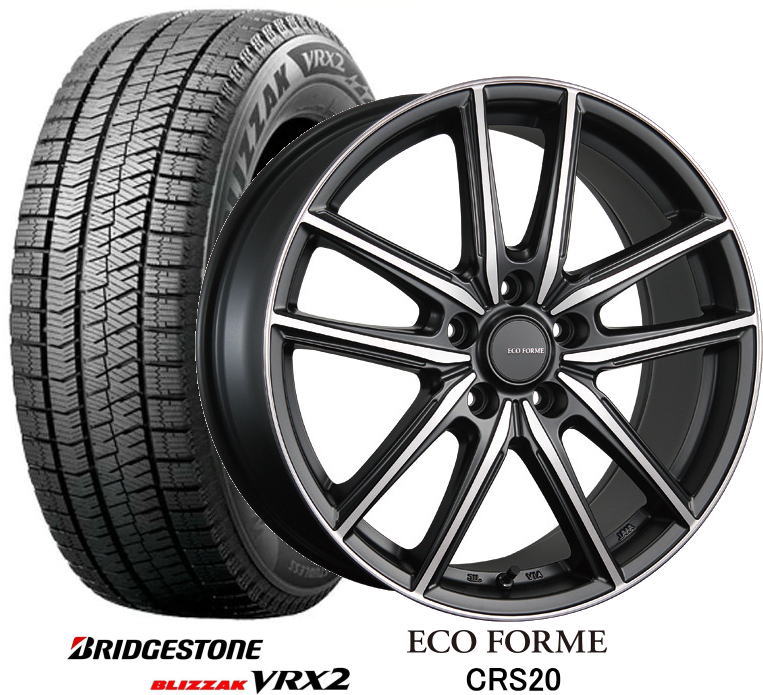 売約　ECO FORME CRS131 BLIZZAK VRX2 185/60R15 売約 ECO FORME CRS131 BLIZZAK VRX2 185/60R15 【公式通販】