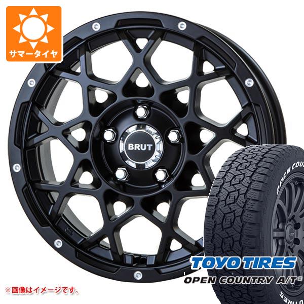 【タイヤ交換対象】ジープ レネゲード BU/BV系用 2026年製 サマータイヤ トーヨー オープンカントリー A/T3 215/70R16 100T ホワイトレター ブルート BR-55 タイヤホイール4本セット｜タイヤマックス