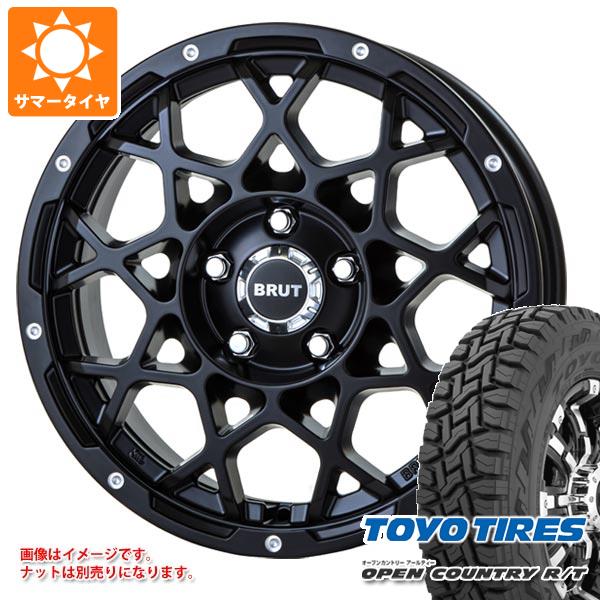【タイヤ交換対象】ジープ レネゲード BU/BV系用 2026年製 サマータイヤ トーヨー オープンカントリー R/T 215/70R16 100Q ブラックレター ブルート BR-55 タイヤホイール4本セット|タイヤマックス