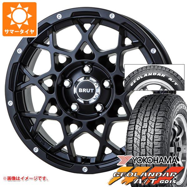 【タイヤ交換対象】ジープ レネゲード BU/BV系用 2026年製 サマータイヤ ヨコハマ ジオランダー A/T G015 215/65R16C 109/107S ホワイトレター ブルート BR-55 タイヤホイール4本セット｜タイヤマックス 105,050円