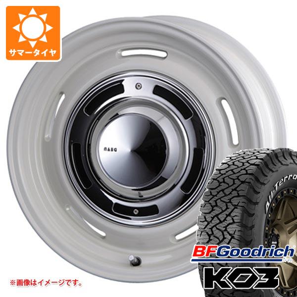 【タイヤ交換対象】ジムニーシエラ JB74W用 2026年製 サマータイヤ BFグッドリッチ オールテレーンT/A KO3 LT225/70R16 102/99S ホワイトレター クリムソン ディーンクロスカントリー 6.0-16 タイヤホイール4本セット|タイヤマックス