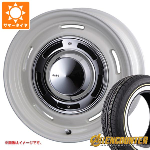 【タイヤ交換対象】ハイエース 200系用 サマータイヤ オーレンカウンター クラシックオーバル 215/65R16C 109/107T ホワイト/イエローリボン クリムソン ディーンクロスカントリー 7.0-16 タイヤホイール4本セット
