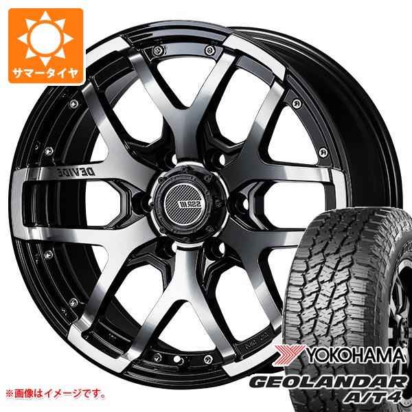 【タイヤ交換対象】トヨタ ハイラックスサーフ215系用 2026年製 サマータイヤ ヨコハマ ジオランダー A/T4 G018 265/65R17 112T ブラックレター SSR ディバイド ZS 8.0-17 タイヤホイール4本セット|タイヤマックス