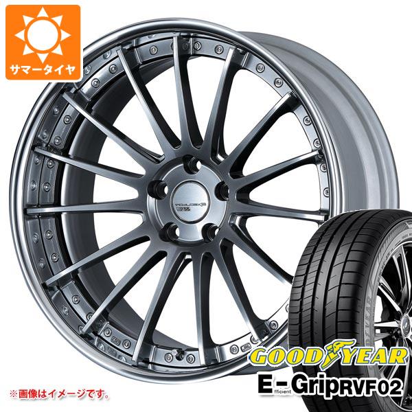 【タイヤ交換対象】サマータイヤ 245/40R20 99W XL グッドイヤー エフィシエントグリップ RVF02 SSR エグゼキューター CV04 8.0-20 タイヤホイール4本セット|タイヤマックス
