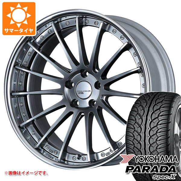 【タイヤ交換対象】サマータイヤ 235/55R20 102V ヨコハマ パラダ スペック-X PA02 SSR エグゼキューター CV04 8.0-20 タイヤホイール4本セット