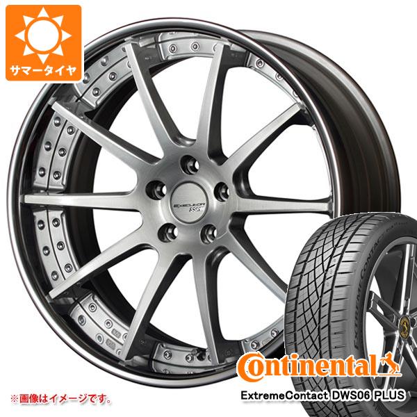【タイヤ交換対象】サマータイヤ 245/40R19 98Y XL コンチネンタル エクストリームコンタクト DWS06 プラス SSR エグゼキューター CV01 8.0-19 タイヤホイール4本セット