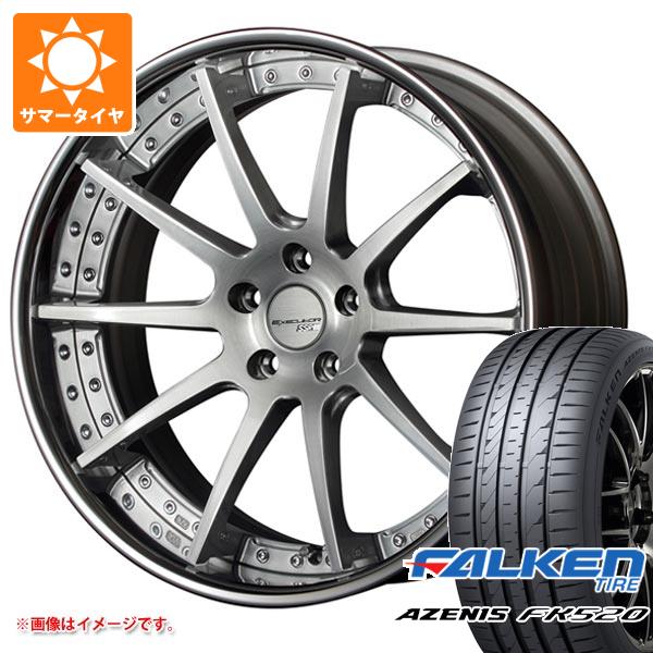 【タイヤ交換対象】サマータイヤ 225/55R19 99W ファルケン アゼニス FK520L SSR エグゼキューター CV01 8.0-19 タイヤホイール4本セット