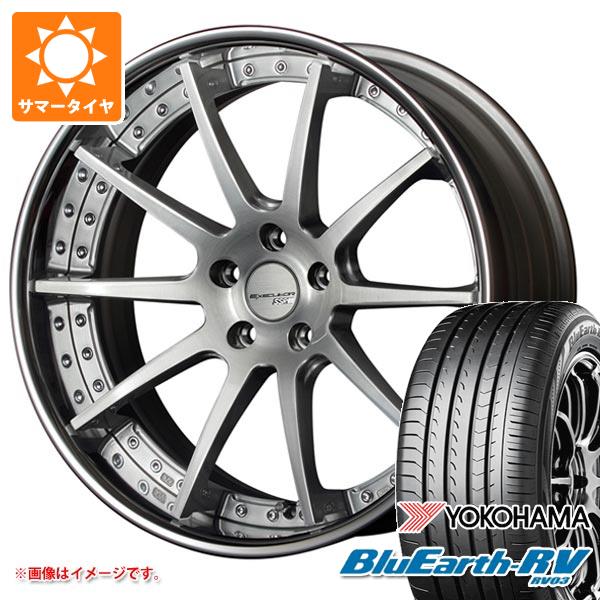 【タイヤ交換対象】サマータイヤ 245/40R19 98W XL ヨコハマ ブルーアースRV RV03 SSR エグゼキューター CV01 8.0-19 タイヤホイール4本セット