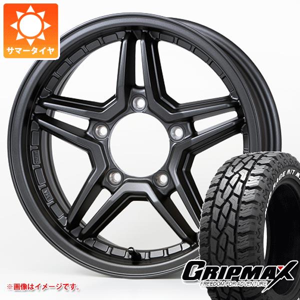 【タイヤ交換対象】ジムニー JB64W用 サマータイヤ グリップマックス マッドレイジ R/T MAX LT215/70R16 100/97R ホワイトレター ジャオス エクセル JX3 5.5-16 タイヤホイール4本セット|タイヤマックス