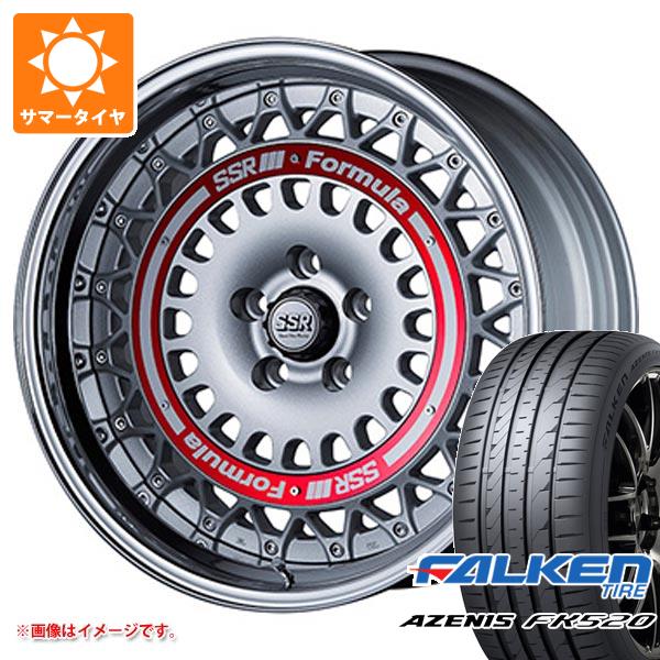 【タイヤ交換対象】サマータイヤ 215/50R18 92W ファルケン アゼニス FK520L SSR フォーミュラ エアロメッシュ 7.5-18 タイヤホイール4本セット