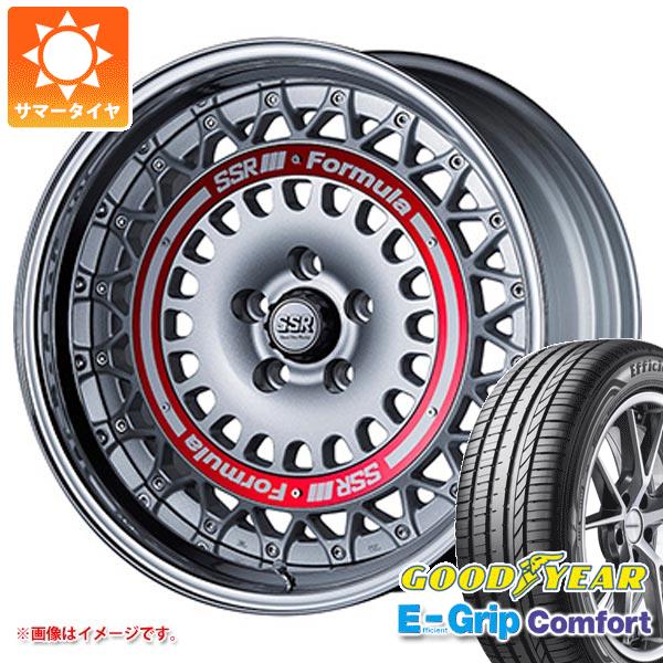 【タイヤ交換対象】サマータイヤ 215/40R18 89W XL グッドイヤー エフィシエントグリップコンフォート SSR フォーミュラ エアロメッシュ 7.5-18 タイヤホイール4本セット