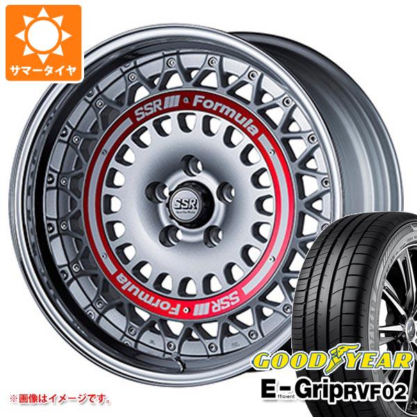 【タイヤ交換対象】サマータイヤ 215/45R18 93W XL グッドイヤー エフィシエントグリップ RVF02 SSR フォーミュラ エアロメッシュ 7.5-18 タイヤホイール4本セット