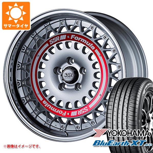 【タイヤ交換対象】サマータイヤ 225/50R18 95V ヨコハマ ブルーアースXT AE61 SSR フォーミュラ エアロメッシュ 7.5-18 タイヤホイール4本セット