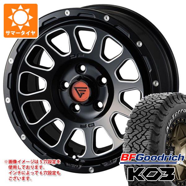 【タイヤ交換対象】サマータイヤ 285/70R17 121/118S BFグッドリッチ オールテレーンT/A KO3 ホワイトレター デルタフォース オーバル 8.0-17 タイヤホイール4本セット