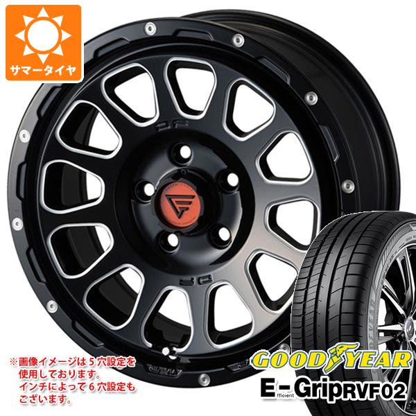 【タイヤ交換対象】ニッサン T31エクストレイル用 サマータイヤ グッドイヤー エフィシエントグリップ RVF02 215/65R16 98H デルタフォース オーバル 7.0-16 タイヤホイール4本セット