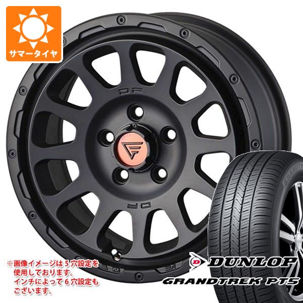 【タイヤ交換対象】トライトン LC2T用 サマータイヤ ダンロップ グラントレック PT5 265/65R17 112H デルタフォース オーバル 8.0-17 タイヤホイール4本セット