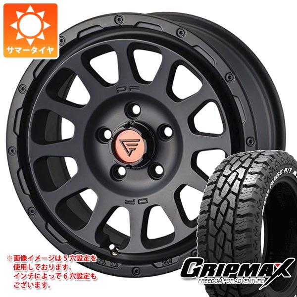 【タイヤ交換対象】サマータイヤ 275/70R17 121/118Q グリップマックス マッドレイジ R/T MAX ホワイトレター デルタフォース オーバル 8.0-17 タイヤホイール4本セット