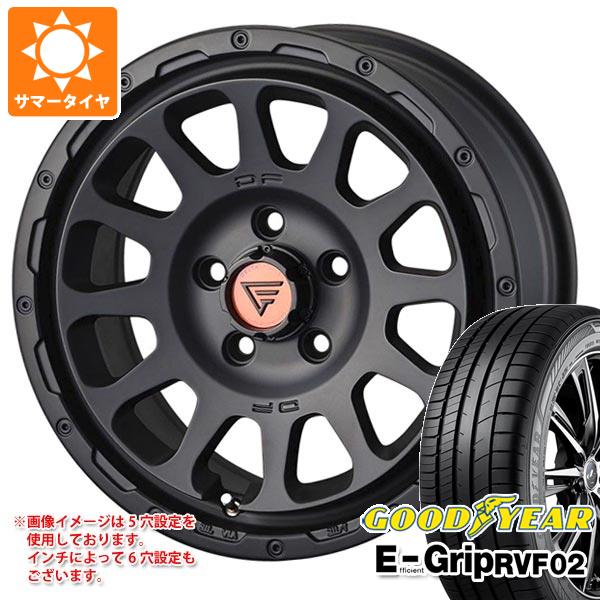 【タイヤ交換対象】サマータイヤ 215/60R17 100H XL グッドイヤー エフィシエントグリップ RVF02 デルタフォース オーバル 7.0-17 タイヤホイール4本セット｜タイヤマックス