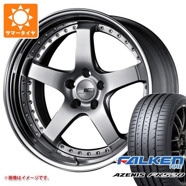 【タイヤ交換対象】サマータイヤ 225/40R18 92Y XL ファルケン アゼニス FK520L SSR プロフェッサー SP4 8.0-18 タイヤホイール4本セット