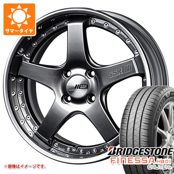 【タイヤ交換対象】サマータイヤ 215/40R17 87W XL ブリヂストン フィネッサ HB01 SSR プロフェッサー SP4R 7.0-17 タイヤホイール4本セット