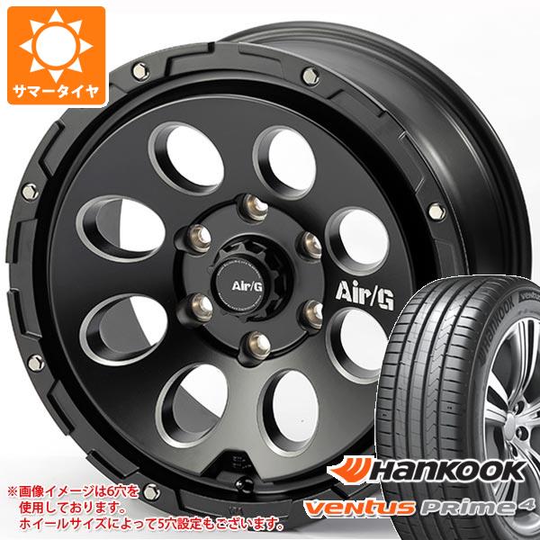 【タイヤ交換対象】T31エクストレイル用 サマータイヤ ハンコック ベンタス プライム4 K135 215/65R16 102H XL K135A エアージー マッシヴ 7.0-16 タイヤホイール4本セット