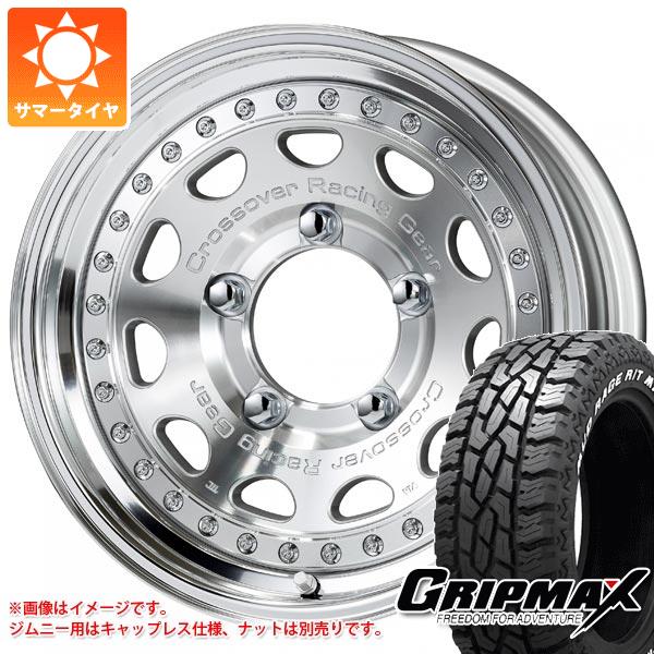 【タイヤ交換対象】スズキ ジムニーノマド JC74W用 サマータイヤ グリップマックス マッドレイジ R/T MAX LT185/85R16 105/103Q ホワイトレター ワーク クラッグ ガルバトレ 5.5-16 タイヤホイール4本セット