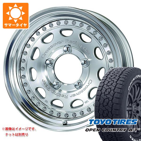 【タイヤ交換対象】5本セット スズキ ジムニーノマド JC74W用 サマータイヤ トーヨー オープンカントリー A/T3 195/80R15 107/105N LT ホワイトレター ワーク クラッグ ガルバトレ 5.5-15 タイヤホイール5本セット