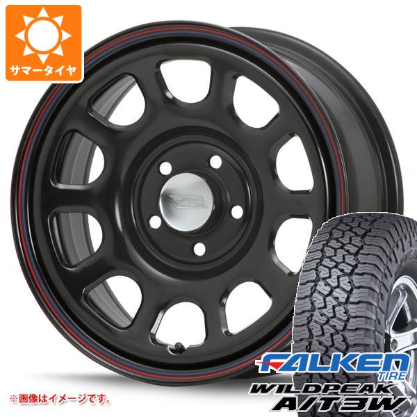 【タイヤ交換対象】RAV4 50系用 サマータイヤ ファルケン ワイルドピーク A/T3W 235/70R16 109T XL MLJ デイトナ SS 7.0-16 タイヤホイール4本セット