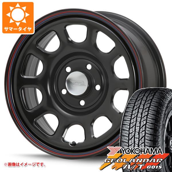 【タイヤ交換対象】RAV4 50系用 サマータイヤ ヨコハマ ジオランダー A/T G015 LT225/75R16 115/112R アウトラインホワイトレター MLJ デイトナ SS 7.0-16 タイヤホイール4本セット