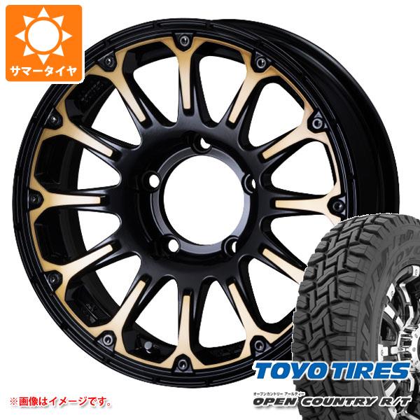 【タイヤ交換対象】ジムニーシエラ JB74W用 2026年製 サマータイヤ トーヨー オープンカントリー R/T 215/70R16 100Q ブラックレター SSR ディバイド FT 5.5-16 タイヤホイール4本セット｜タイヤマックス