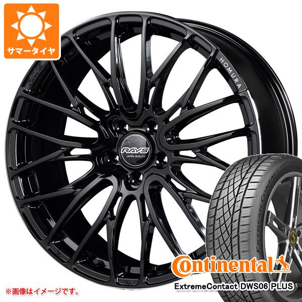 【タイヤ交換対象】アルファード 40系用 サマータイヤ コンチネンタル エクストリームコンタクト DWS06 プラス 245/45ZR20 103Y XL レイズ ホムラ 2x10BD 8.5-20 タイヤホイール4本セット