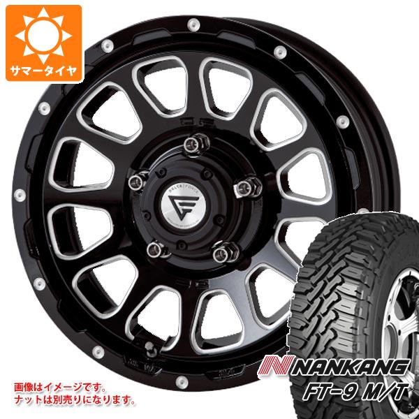 【タイヤ交換対象】ジムニー用 サマータイヤ ナンカン FT-9 M/T 175/80R16 91S ホワイトレター デルタフォース オーバル 5.5-16 タイヤホイール4本セット