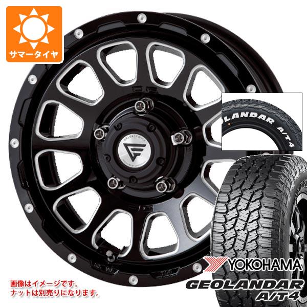 【タイヤ交換対象】5本セット ジムニー用 2026年製 サマータイヤ ヨコハマ ジオランダー A/T4 G018 185/85R16 105/103N LT ホワイトレター デルタフォース オーバル 5.5-16 タイヤホイール5本セット｜タイヤマックス