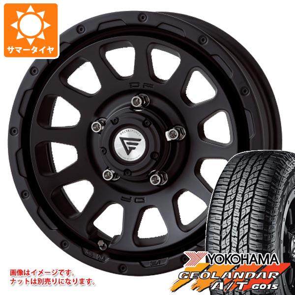 【タイヤ交換対象】5本セット スズキ ジムニーノマド JC74W用 サマータイヤ ヨコハマ ジオランダー A/T G015 LT225/75R16 115/112R アウトラインホワイトレター デルタフォース オーバル 6.0-16 タイヤホイール5本セット