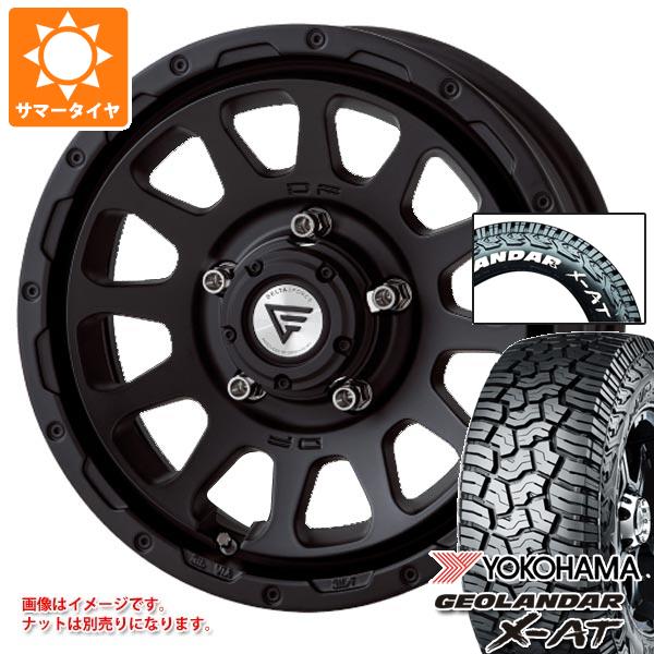 【タイヤ交換対象】スズキ ジムニー用 2026年製 サマータイヤ ヨコハマ ジオランダー X-AT G016 185/85R16 105/103N LT ホワイトレター デルタフォース オーバル 5.5-16 タイヤホイール4本セット|タイヤマックス