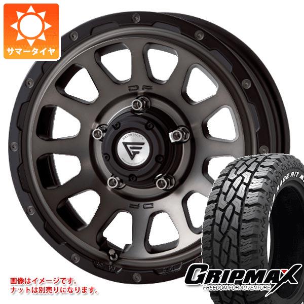 【タイヤ交換対象】ジムニー用 サマータイヤ グリップマックス マッドレイジ R/T MAX 175/80R16 91S ホワイトレター デルタフォース オーバル 5.5-16 タイヤホイール4本セット