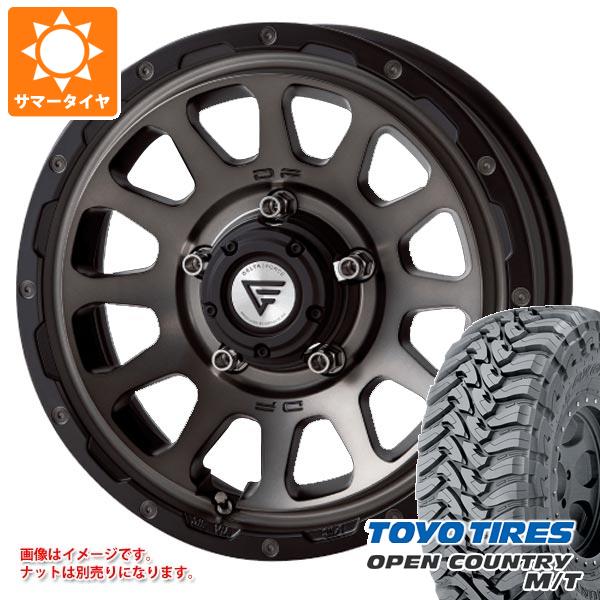 【タイヤ交換対象】5本セット ジムニーシエラ JB74W用 サマータイヤ トーヨー オープンカントリー M/T LT225/75R16 103/100Q ホワイトレター デルタフォース オーバル 6.0-16 タイヤホイール5本セット|タイヤマックス