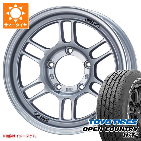 【タイヤ交換対象】5本セット スズキ ジムニーシエラ JB74W用 2026年製 サマータイヤ トーヨー オープンカントリー H/T2 215/70R16 100H ホワイトレター エンケイ オールロード RPT1 5.5-16 タイヤホイール5本セット｜タイヤマックス