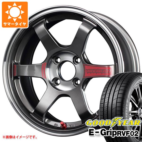 【タイヤ交換対象】サマータイヤ 185/65R15 88H グッドイヤー エフィシエントグリップ RVF02 レイズ ボルクレーシング TE37 ソニック SL 6.0-15 タイヤホイール4本セット|タイヤマックス