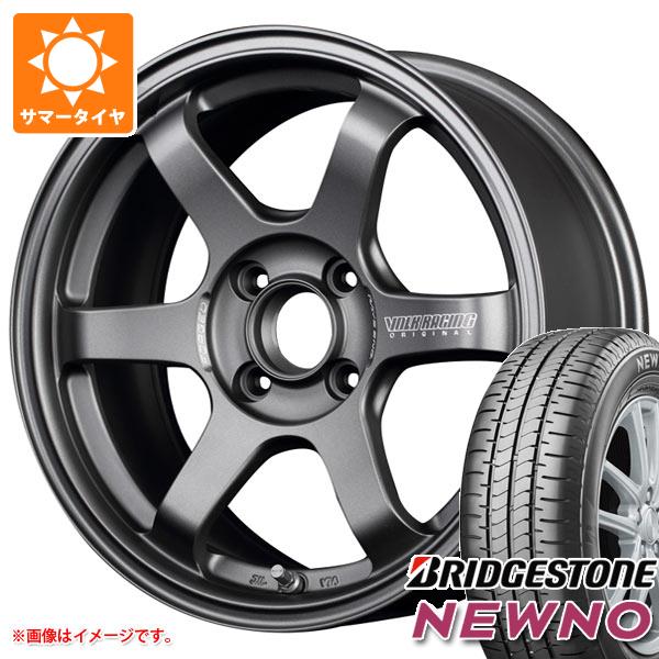 【タイヤ交換対象】2026年製 サマータイヤ 185/65R15 88S ブリヂストン ニューノ レイズ ボルクレーシング TE37 ソニック クラブレーサー 7.0-15 タイヤホイール4本セット