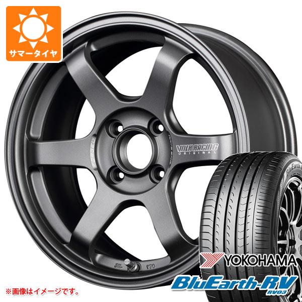 【タイヤ交換対象】2026年製 サマータイヤ 185/65R15 88H ヨコハマ ブルーアースRV RV03 レイズ ボルクレーシング TE37 ソニック クラブレーサー 7.0-15 タイヤホイール4本セット
