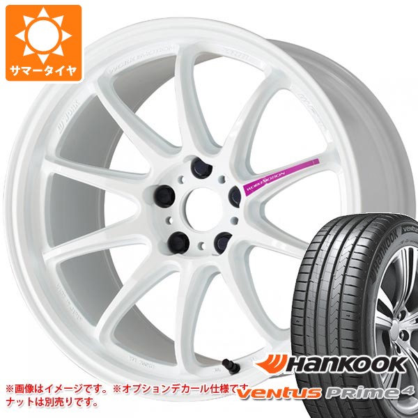 【タイヤ交換対象】サマータイヤ 225/50R17 98W XL ハンコック ベンタス プライム4 K135 ワーク エモーション ZR10 7.0-17 タイヤホイール4本セット