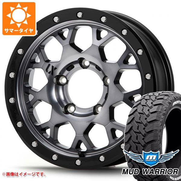 【タイヤ交換対象】スズキ ジムニーノマド JC74W用 サマータイヤ モンスタ マッドウォーリアー LT215/70R16 107/105Q ホワイトレター MLJ エクストリームJ XJ04 5.5-16 タイヤホイール4本セット
