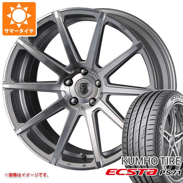 【タイヤ交換対象】サマータイヤ 235/45R18 98Y XL クムホ エクスタ PS71 クリムソン クラブリネア マルディーニ FF 8.0-18 タイヤホイール4本セット