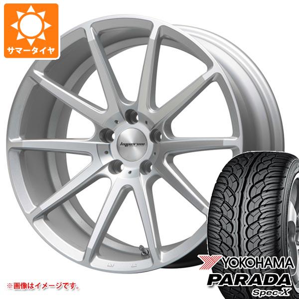 【タイヤ交換対象】サマータイヤ 235/55R20 102V ヨコハマ パラダ スペック-X PA02 MLJ ハイペリオン CVX 8.5-20 タイヤホイール4本セット