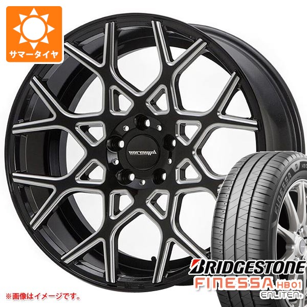 【タイヤ交換対象】サマータイヤ 245/45R19 102W XL ブリヂストン フィネッサ HB01 MLJ ハイペリオン CVZ 8.5-19 タイヤホイール4本セット