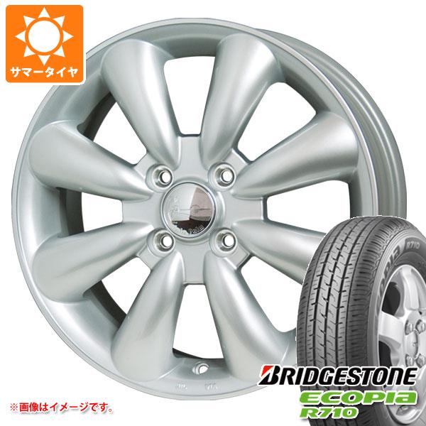 【タイヤ交換対象】アトレーワゴン S300系用 サマータイヤ ブリヂストン エコピア R710 145/80R13 82/80N (145R13 6PR相当) ララパーム KC-8 4.0-13 タイヤホイール4本セット|タイヤマックス