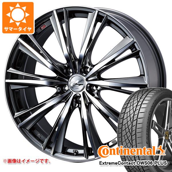 【タイヤ交換対象】サマータイヤ 215/45R18 93Y XL コンチネンタル エクストリームコンタクト DWS06 プラス レオニス WX 7.0-18 タイヤホイール4本セット｜タイヤマックス