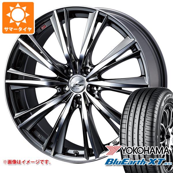 【タイヤ交換対象】サマータイヤ 215/55R17 94V ヨコハマ ブルーアースXT AE61 レオニス WX 7.0-17 タイヤホイール4本セット