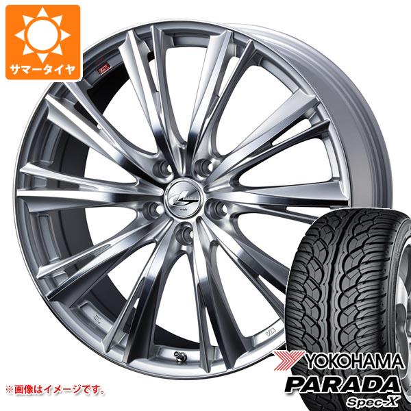 【タイヤ交換対象】サマータイヤ 235/55R20 102V ヨコハマ パラダ スペック-X PA02 レオニス WX 8.5-20 タイヤホイール4本セット
